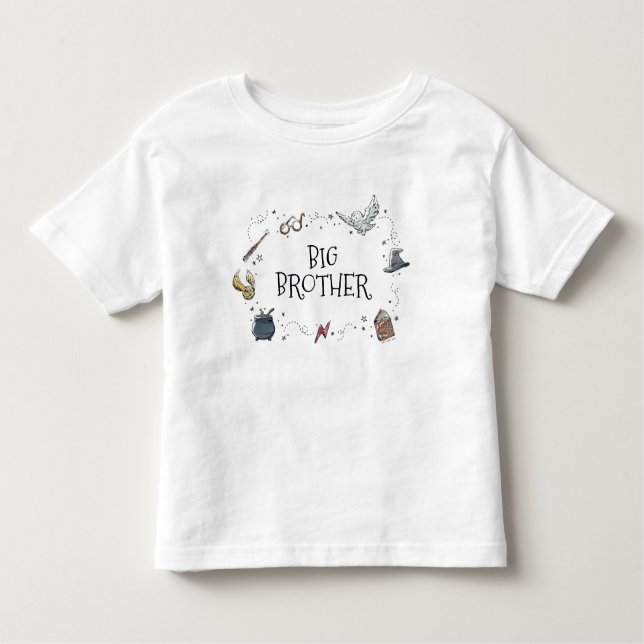Camiseta De Bebé Harry Potter Baby Shower | Gran Hermano (Anverso)