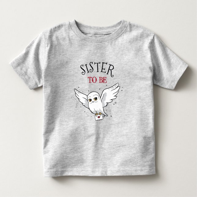Camiseta De Bebé Harry Potter Baby Shower | Hermana Mayor (Anverso)