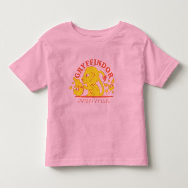 Camiseta De Bebé HARRY POTTER™ | Escuela Cute GRYFFINDOR™ Hogwarts (Anverso)