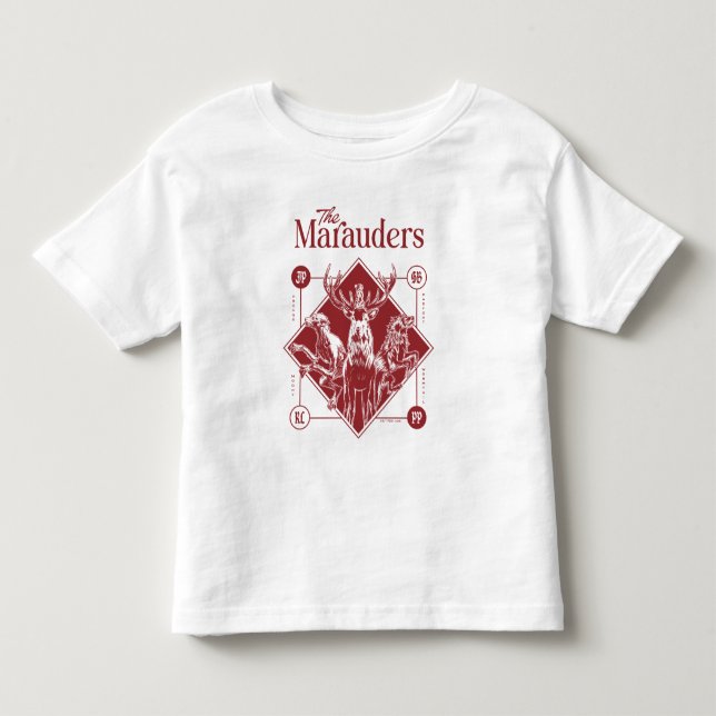 Camiseta De Bebé HARRY POTTER™ Gráfico de Animagus de Los Merodeado (Anverso)