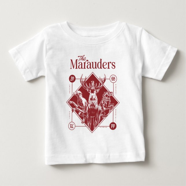 Camiseta De Bebé HARRY POTTER™ Los Marauders Animagus Gráfico (Anverso)