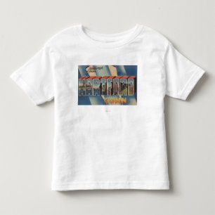Camiseta De Bebé Hartford, Connecticut - escenas grandes 2 de la