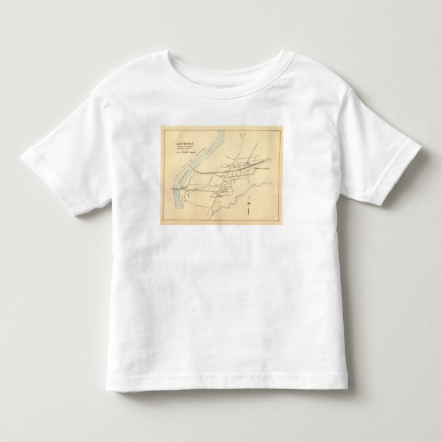 Camiseta De Bebé Hartford del este (Anverso)