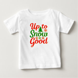Camiseta De Bebé Hasta la nieve buenos Navidades divertidos Red Gre