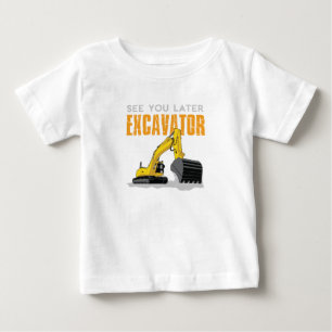 Camiseta De Bebé Hasta luego Excavador Niños Pequeños