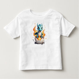 Camiseta De Bebé Hatching Baby Dragon Kids Fantasy