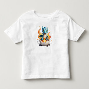 Camiseta De Bebé Hatching Baby Dragon Kids Fantasy