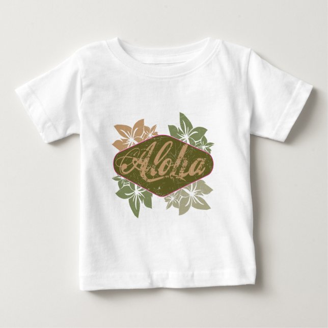 Camiseta De Bebé Hawaiana (Anverso)