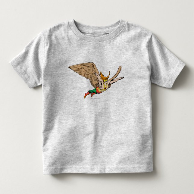 Camiseta De Bebé Hawkman Flies (Anverso)