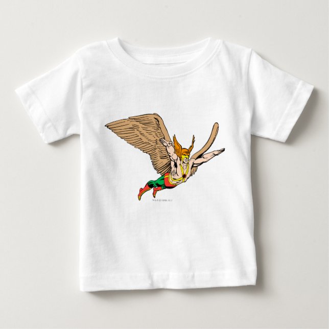 Camiseta De Bebé Hawkman Flies (Anverso)