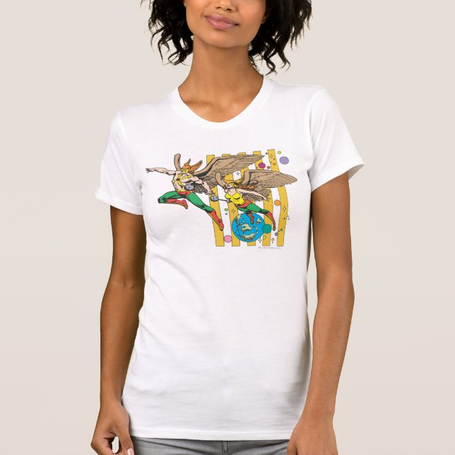 Camiseta De Bebé Hawkman y Hawkwoman (Anverso)