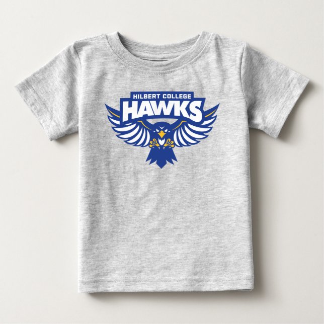 Camiseta De Bebé Hawks del Colegio Hilbert (Anverso)