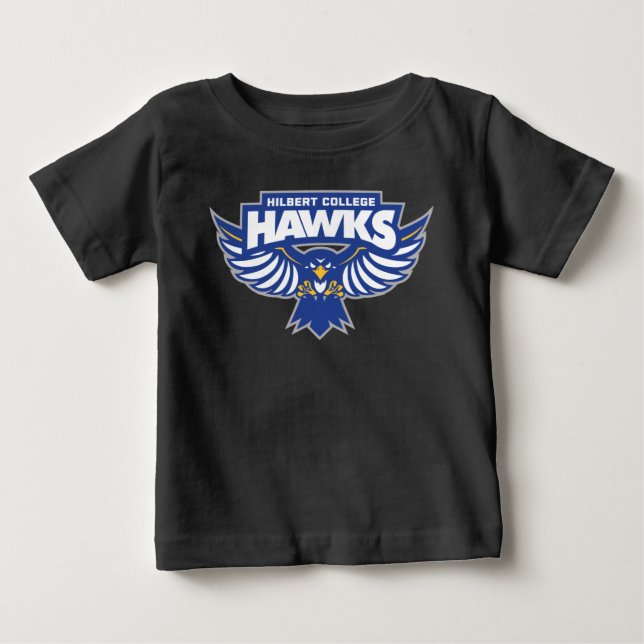 Camiseta De Bebé Hawks del Colegio Hilbert (Anverso)