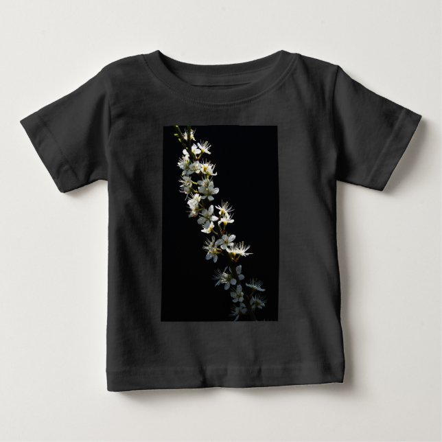 Camiseta De Bebé Hawthorn Flores iccna (Anverso)