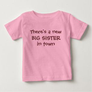 Camiseta De Bebé Hay una nueva HERMANA GRANDE en la ciudad
