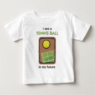 Camiseta De Bebé Hay una pelota de tenis en mi futuro