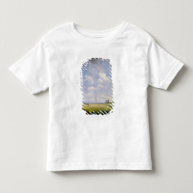 Camiseta De Bebé Haymaking, 1838 (aceite en lona) (Anverso)
