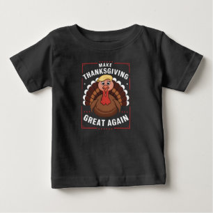 Camiseta De Bebé Haz el día de acción de gracias grande otra vez Pa