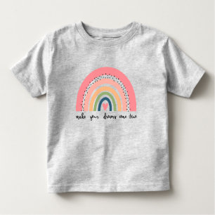 Camiseta De Bebé Haz que tus sueños se vuelvan arcoiris