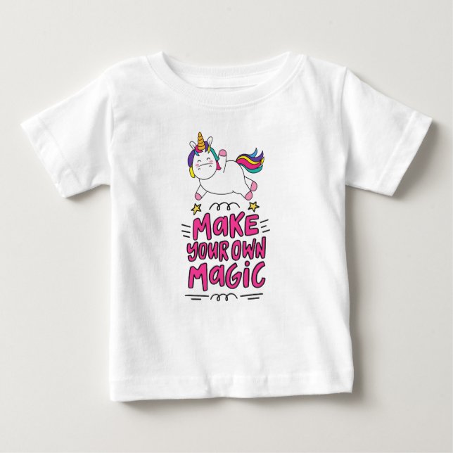 Camiseta De Bebé Haz tu propia magia (Anverso)
