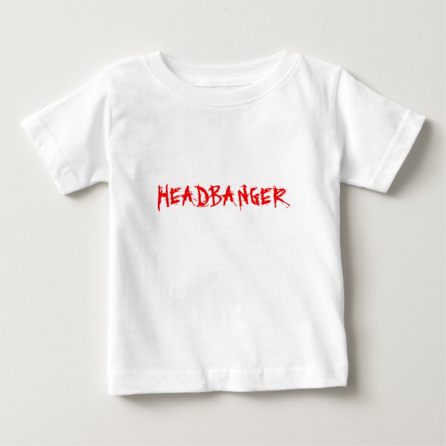CAMISETA DE BEBÉ HEADBANGER (Anverso)