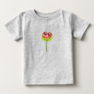 Camiseta De Bebé heart flower