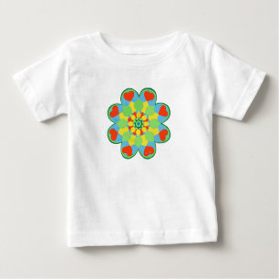 Camiseta De Bebé Heart Mandala