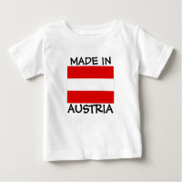 Camiseta de bebé hecha en Austria