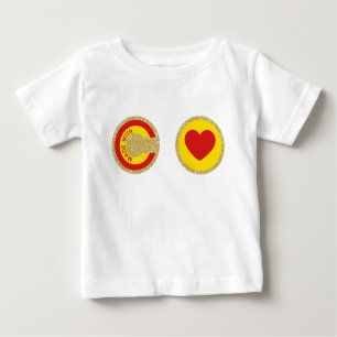 Camiseta De Bebé Hecho con el amor (simbolismo espiritual) (© Mira)
