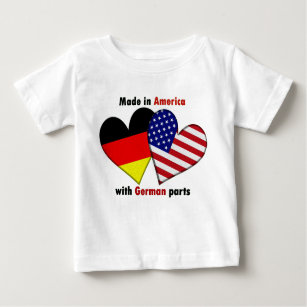 Camiseta De Bebé hecho en América con las piezas alemanas