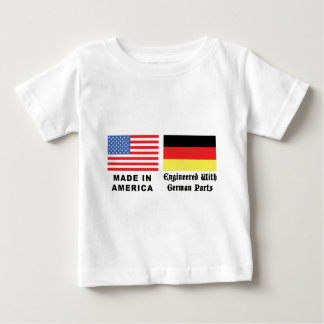 Camiseta De Bebé Hecho en América con las piezas alemanas