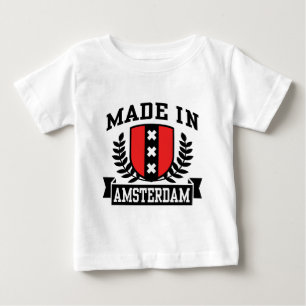 Camiseta De Bebé Hecho en Ámsterdam