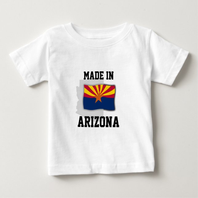Camiseta De Bebé Hecho en Arizona (Anverso)
