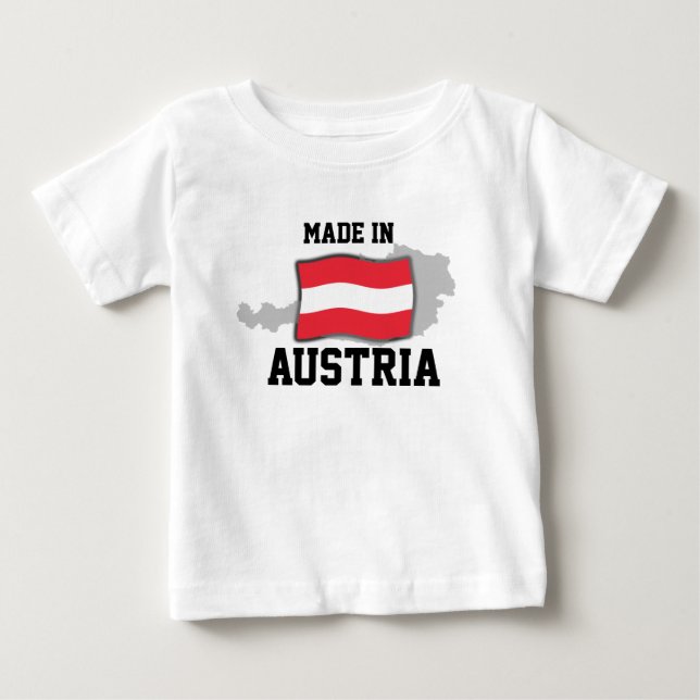 Camiseta De Bebé Hecho en Austria (Anverso)