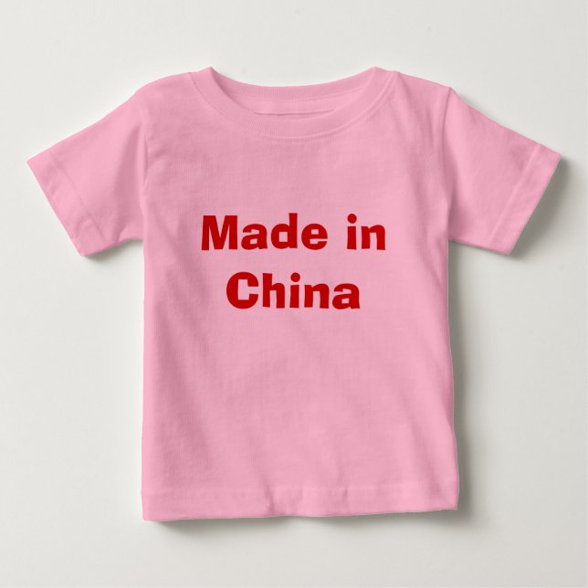 Camiseta De Bebé Hecho en China (Anverso)