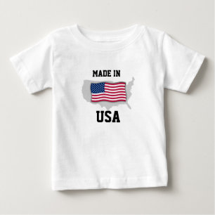 Camiseta De Bebé Hecho en EE. UU.