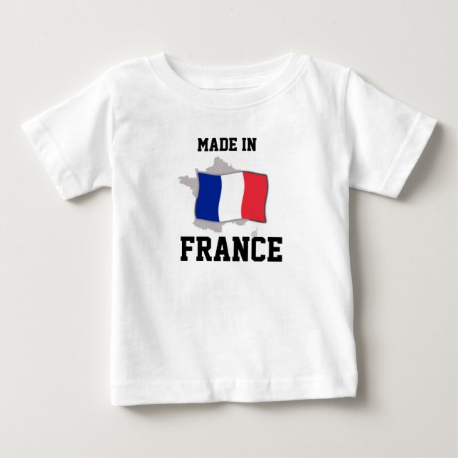 Camiseta De Bebé Hecho en Francia (Anverso)