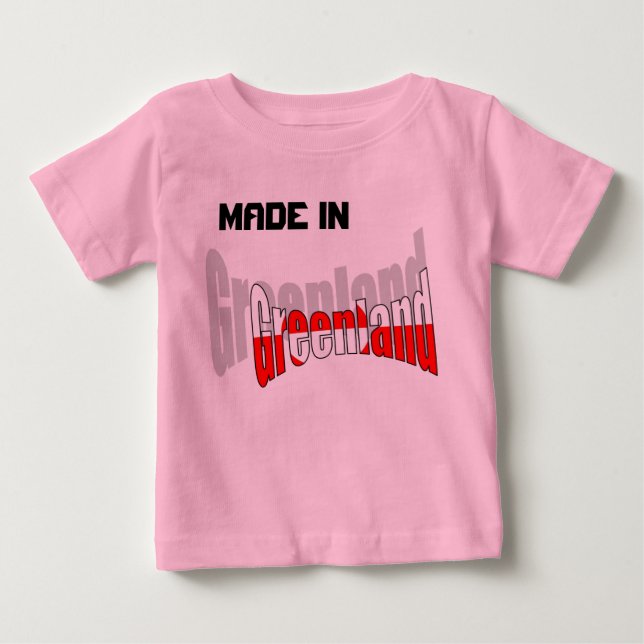 Camiseta De Bebé Hecho en Groenlandia2Groenlandia2 (Anverso)