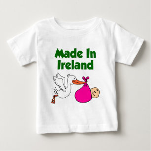 Camiseta De Bebé Hecho En Irlanda (Chica)