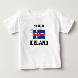 Camiseta De Bebé Hecho en Islandia