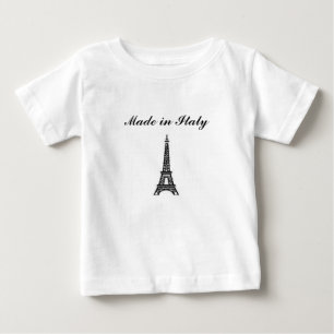 Camiseta De Bebé Hecho en Italia