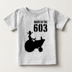 Camiseta De Bebé Hecho en los 603