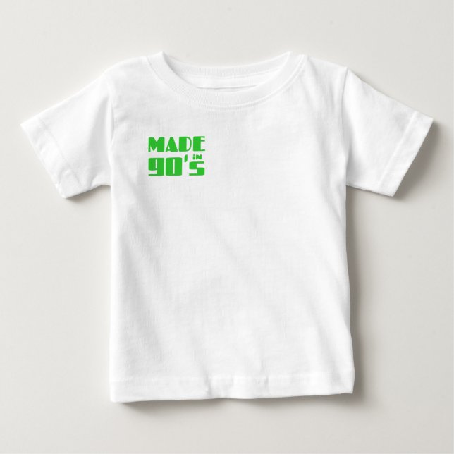Camiseta De Bebé Hecho en los años 90 (Anverso)
