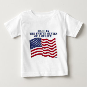 CAMISETA DE BEBÉ ¡HECHO EN LOS ESTADOS UNIDOS DE AMÉRICA!