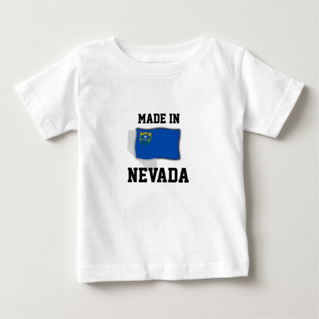 Camiseta De Bebé Hecho en Nevada (Anverso)