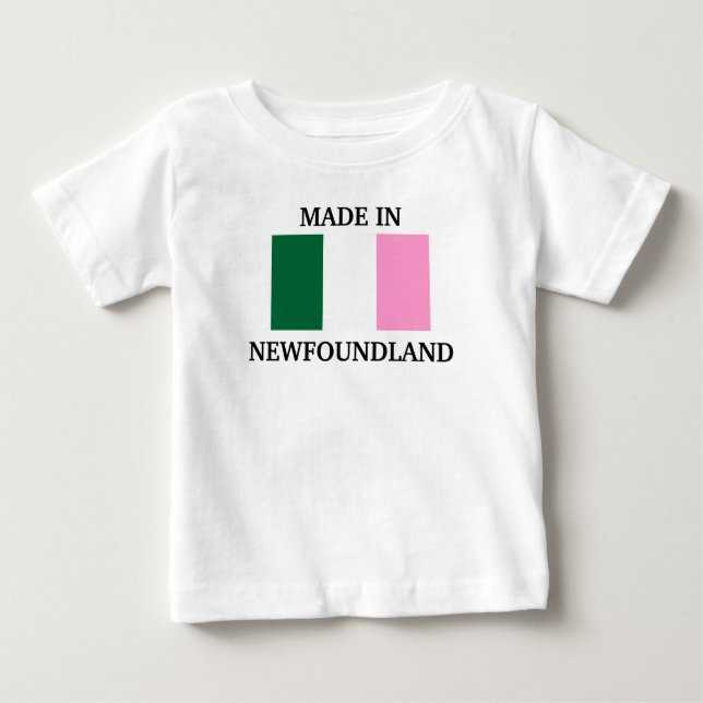 Camiseta De Bebé Hecho en Terranova (Anverso)
