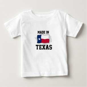 Camiseta De Bebé Hecho en Texas