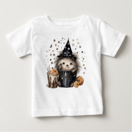 CAMISETA DE BEBÉ HEDGEHOG HALLOWEB ADORABLE EN UN CUCHILLO