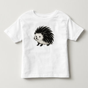 Camiseta De Bebé Hedgehog minimalista - Diseño de animal de tinta n