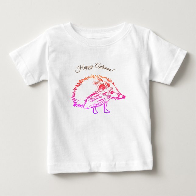 Camiseta De Bebé Hedgehog T-Shirt (Anverso)